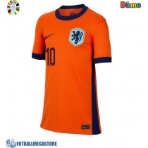 Fotballdrakt Dame Nederland Memphis Depay #10 Hjemmedrakt EM 2024 Kortermet